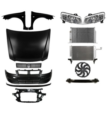 Fiat stilo 01-07 бампер pas капот крыло фото №1