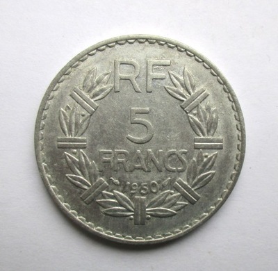 5 Franków 1950 r. Francja