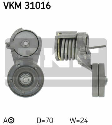 РОЛИК НАТЯЖИТЕЛЬНЫЙ PK SKF VKM 31016 VKM31016