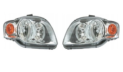 JUEGO FAROS FAROS PARTE DELANTERA AUDI A4 B7 DIRECCIÓN EUROPEA H7+H7 