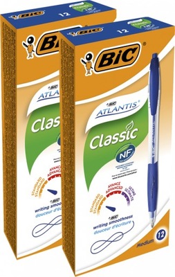 Długopis BIC ATLANTIS automatyczny niebieski 1szt x 24