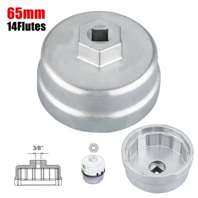 65MM АЛЮМІНІЙ PROFESSIONAL 14 FLUTES OIL FILTER WRENCH CAP HOUSING ~26540