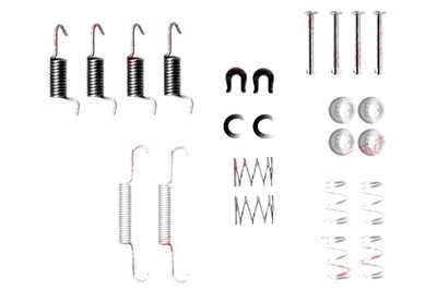 QUICK BRAKE JUEGO DE MONTAJE ZAPATAS DE FRENADO AKEBONO MITSUBISHI  