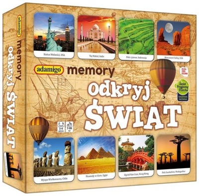 Odkryj świat Memory Gra rodzinna