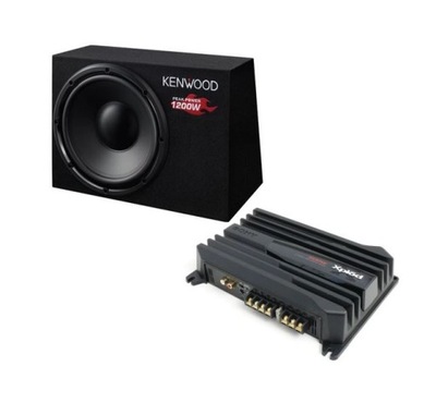 Subwoofer KENWOOD KSC-W1200B + SONY XM-N502