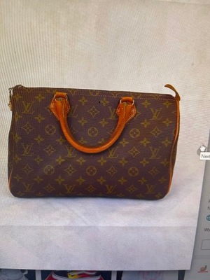 Torebka LOUIS VUITTON Speedy 30 B monogram - 6712612520 - oficjalne  archiwum Allegro