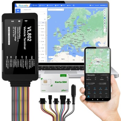 ЛОКАТОР GPS LBS 4G ODCIECIE ЗАПАЛИВАНИЯ ТОПЛИВА DO АВТО 9-36V 1000MAH фото