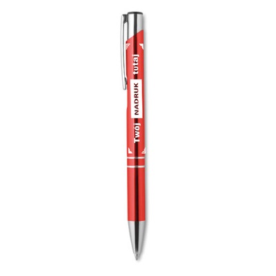 długopis czerwony z Twoim nadrukiem logo