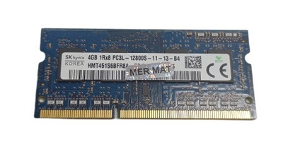 PAMIĘĆ RAM HYNIX 4GB DDR3 PC3 12800s HMT451S6BFR8A