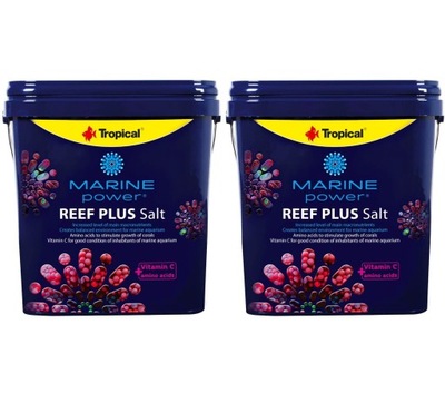 Tropical Marine Power Reef Plus 20kg (2x10kg) sól morska do akwarium