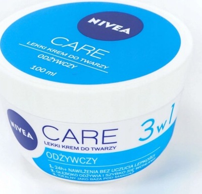 NIVEA V CARE Lekki krem 100ml odżywczy 84349.