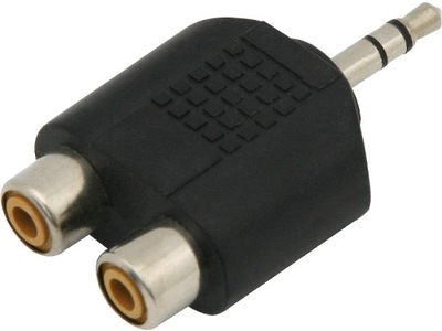 Adapter 2xChinch - Jack 3.5 mm