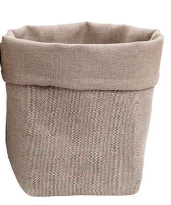 Koszyk lniany okrągły, gruby, wymiary 30x30 cm