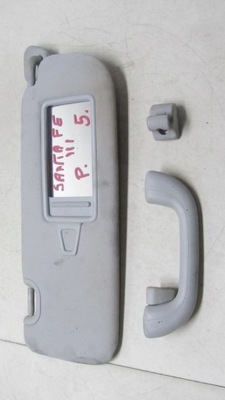 Hyundai santa fe iii козырёк защита правая ручки kpl 13- фото №1