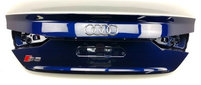 NUEVO ORIGINAL TAPA DE MALETERO PARTE TRASERA PARTE TRASERA DE MALETERO AUDI A5 S5 8W CUPÉ LX5H NAVARRABLAU  