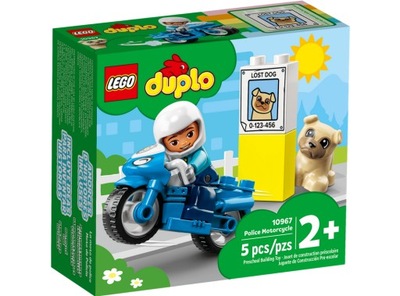 Lego Duplo Policja Motocykl zestaw klocki 10967