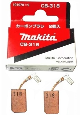 Szczotki węglowe CB 318 CB-318 191978-9 Makita