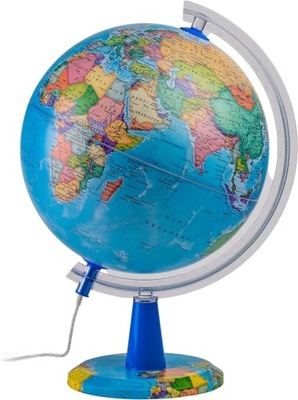 Globus polityczny podświetlany śr. 26 cm