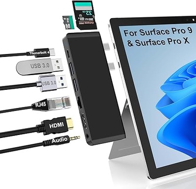 HUB 8W1 Rytaki stacja dokująca RJ45