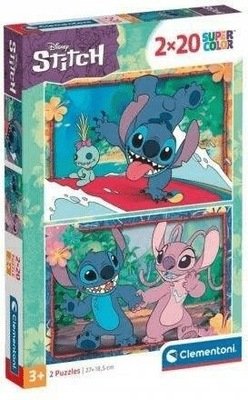 Puzzle 2x20 Stitch Clementoni