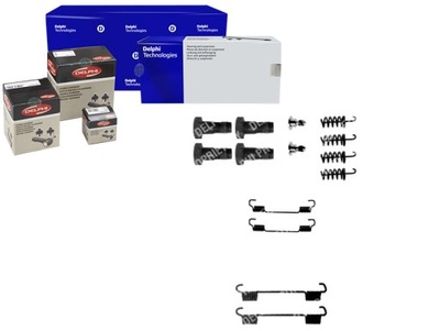 DELPHI КОМПЛЕКТ МОНТАЖНЫЙ КОЛОДОК ТОРМОЗНЫХ DEL, LY