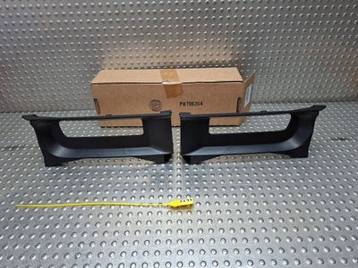 Решітка радіатора бампера отвори na hak kpl dodge ram 1500 13-19 68196982aa фото №1