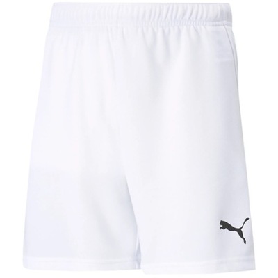 Spodenki męskie Puma teamRISE Short Jr białe 164cm