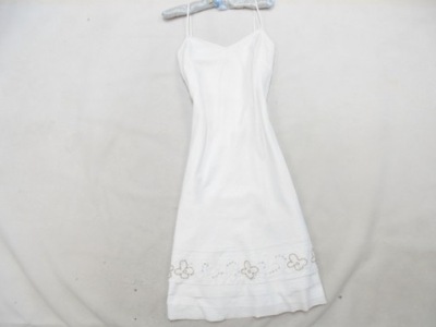 44 MARKS&SPENCER LNIANA MIDI SUKIENKA WHITE F456