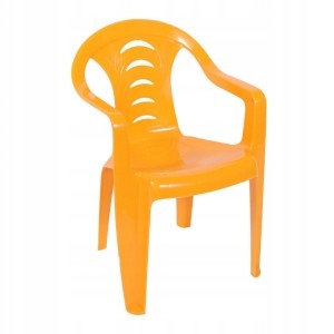 Krzesełko fotelik dla dzieci Tola krzesło żółte