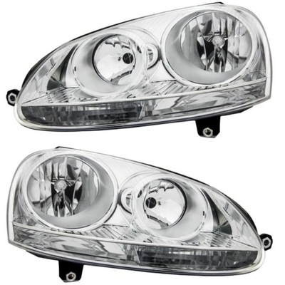 Vw golf v 5 jetta комплект лампа передних лампы tyc фото №1