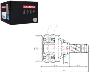 KAMOKA SET AXLE SWIVEL PROPULSION - milautoparts-fr.ukrlive.com