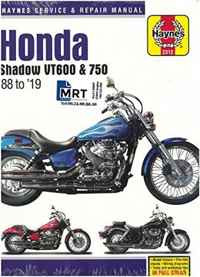 HONDA SHADOW VT600+750 - '88 TO '19: - MODELO HISTORY - PRE-RIDE CHECKS - WI  