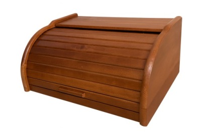 Chlebak Drewniany Duży Orzech