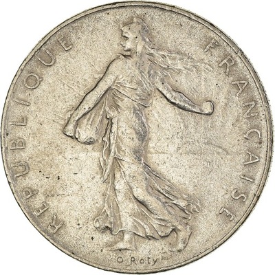 Moneta, Francja, Franc, 1974