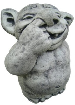 Figura do ogrodu betonowa Troll