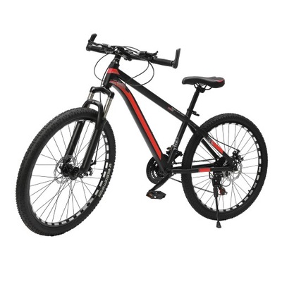 26" 21 biegów rower górski czarny-czerwony