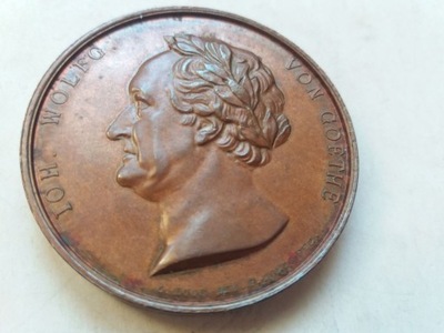 medal J.W. GOETHE 1826