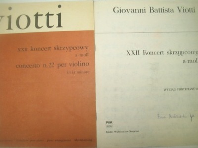 Viotti XXII koncert skrzypcowy a-moll nr.22