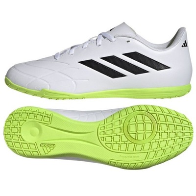 Białe Syntetyk Buty Sport Halowe Adidas r.46 2/3