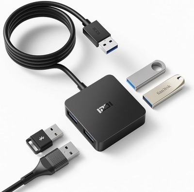 Koncentrator Hub USB 3.0 ICZI 4w1 4 porty 1,2m