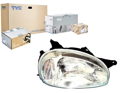 Tyc фара h4 механический цвет вкладыш: серебристый фото №1