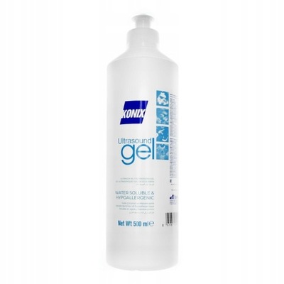 Żel do USG KTG IPL bezbarwny KONIX 500 ml