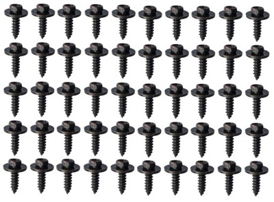 50X SCREW AUDI BMW FIAT FORD OPEL PEUGEOT RENAULT SKODA TOYOTA VW 5,5X19  