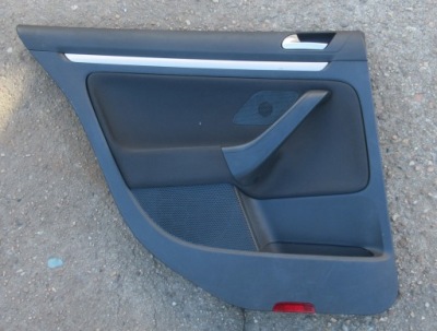 Vw golf vi 12r обивка обшивка дверь левый задняя фото №1