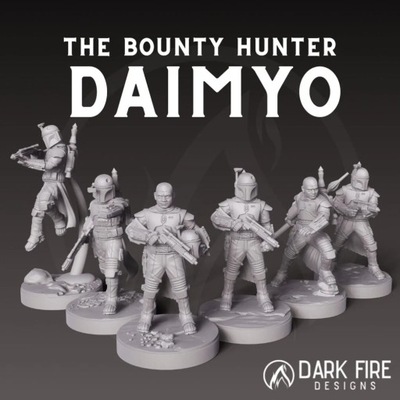 The Bounty Hunter - Daimyo model pasuje do gry StarWars Legion