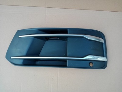 Audi q7 ліва решітка бампера 2015r фото №1