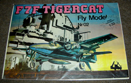 FlyModel nr 02 Samolot F7F TIGERCAT 1:33