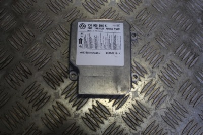Модуль датчик подушка безпеки vw polo iv 1c0909605k nr980 фото №1