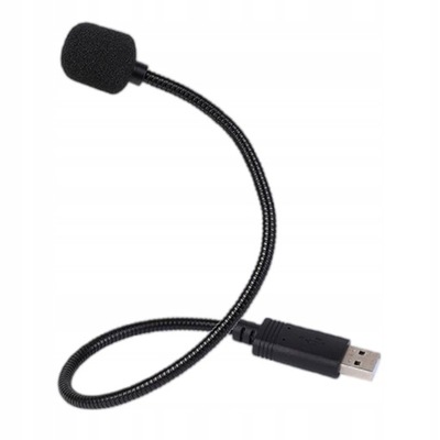 Mikrofon USB Mikrofon kierunkowy Użyj czarnego