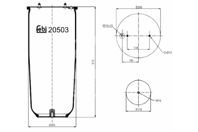 FEBI BILSTEIN ПЫЛЬНИК ПОДВЕСКИ ПНЕВМАТИЧЕСКОЙ ЗАД P SCANIA 4 P G R T